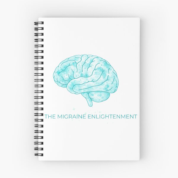 Item preview, The Migraine Enlightenment (teal blue brain art) designed and sold by The Migraine Enlightenment.