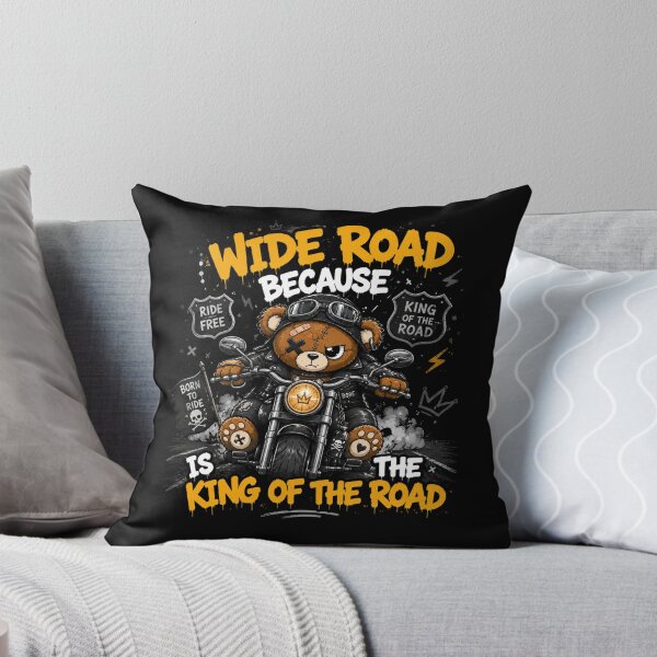 Item preview, Wide Road Is The King Of The Road - Biker Teddy Bear designed and sold by Ekstrashop.