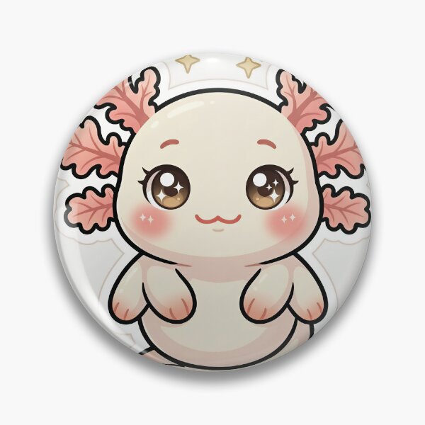 Item preview, Cute Axolotl Pastel Kawaii Sticker designed and sold by DIUMERI.