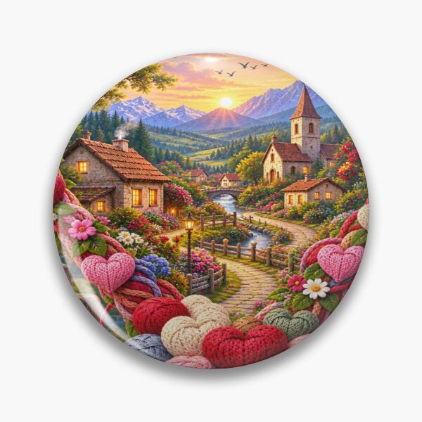 Item preview, Colorful heart garden at sunset  designed and sold by urbanshop7.