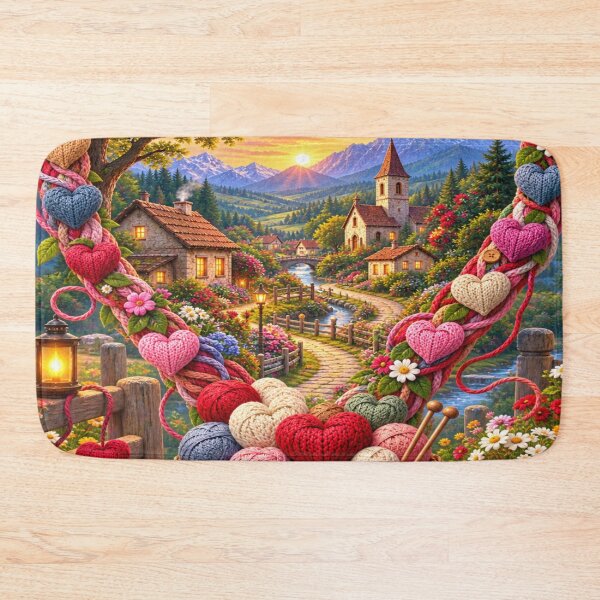 Item preview, Colorful heart garden at sunset  designed and sold by urbanshop7.
