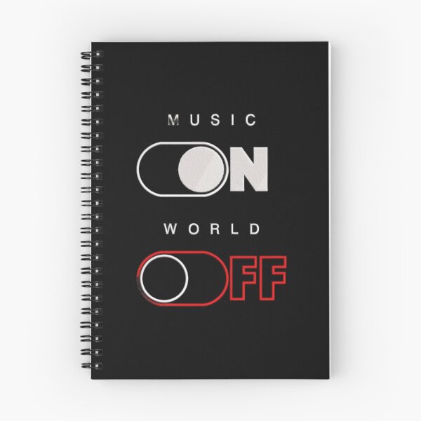Item preview, Music On World Off – Modern Toggle Switch Design designed and sold by aloksahu123.