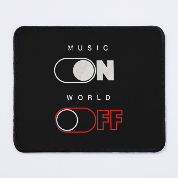Item preview, Music On World Off – Modern Toggle Switch Design designed and sold by aloksahu123.