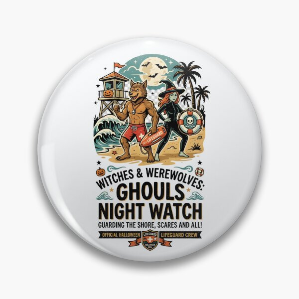 Item preview, Ghouls night watch - Halloween for lifeguard crew designed and sold by ParadoxParadox.