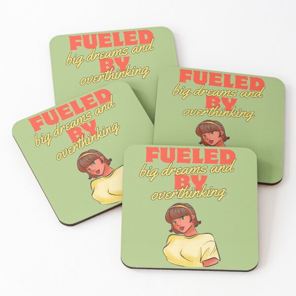 Item preview, Fueled by Big Dreams and Overthinking designed and sold by Brittainspires.