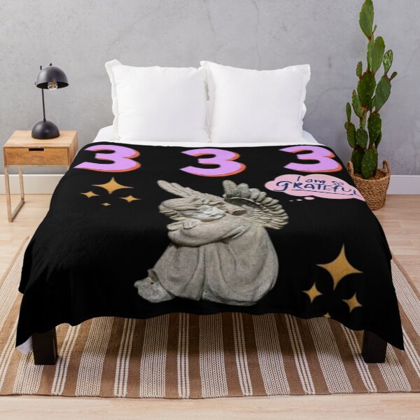 Item preview, 333 Angel Number Design | Aesthetic | Manifest | Manifestation | Grateful | Angels | Spiritual | Gratitude Journals | Pink | tshirts, mugs, stickers, posters designed and sold by TeenLake.