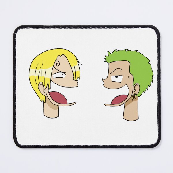 Item preview, Zoro and Sanji of One Piece funny designed and sold by Foquinha Designer.
