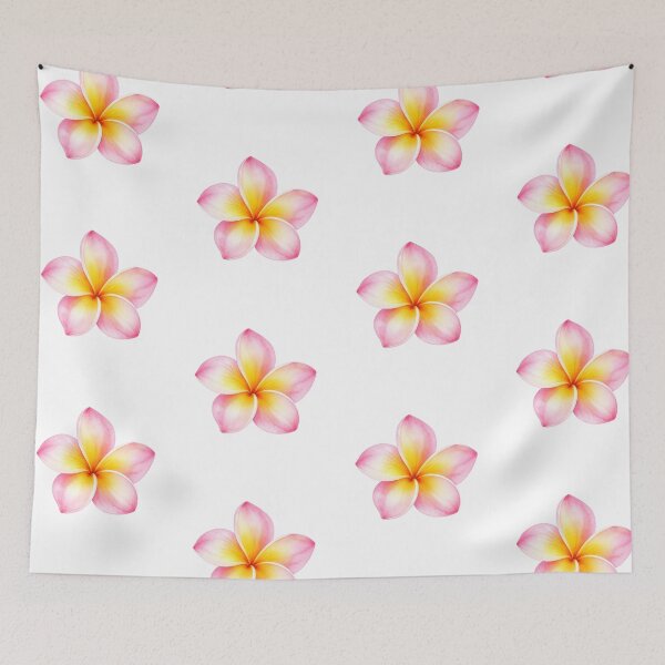 Item preview, Plumeria - floral print designed and sold by Pace & Layer.