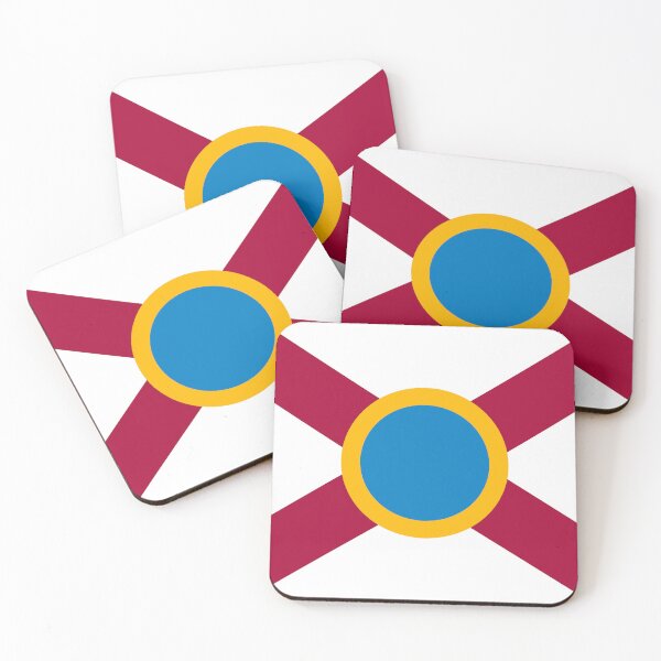 Item preview, Simplified Florida Flag designed and sold by Karate Octopus.