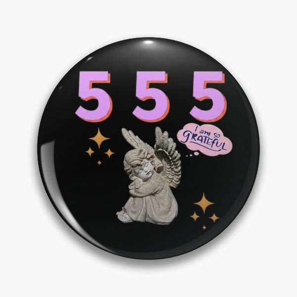 Item preview, 555 Angel Number Design | Aesthetic | Manifest | Manifestation | Grateful | Angels | Spiritual | Gratitude Journals | Pink |  tshirts, mugs, stickers, posters designed and sold by TeenLake.