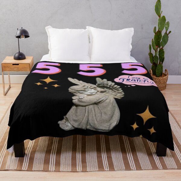 Item preview, 555 Angel Number Design | Aesthetic | Manifest | Manifestation | Grateful | Angels | Spiritual | Gratitude Journals | Pink | tshirts, mugs, stickers, posters designed and sold by TeenLake.
