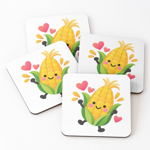 Item preview, Cute Corn Vegetable Lover Funny Garden Design – Kawaii Corn Foodie Meme designed and sold by StickyDelights.