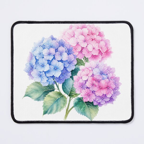 Item preview, Hydrangea - floral print designed and sold by Pace & Layer.
