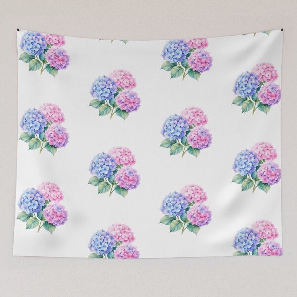 Item preview, Hydrangea - floral print designed and sold by Pace & Layer.