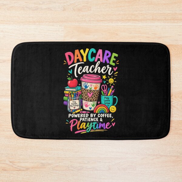 Item preview, Daycare Teacher - Powered by Coffee Patience & Playtime designed and sold by SidTastic .