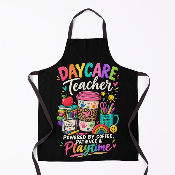 Item preview, Daycare Teacher - Powered by Coffee Patience & Playtime designed and sold by SidTastic .