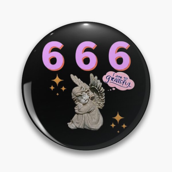 Item preview, 666 Angel Number Design | Aesthetic | Manifest | Manifestation | Grateful | Angels | Spiritual | Gratitude Journals | Pink |  tshirts, mugs, stickers, posters designed and sold by TeenLake.