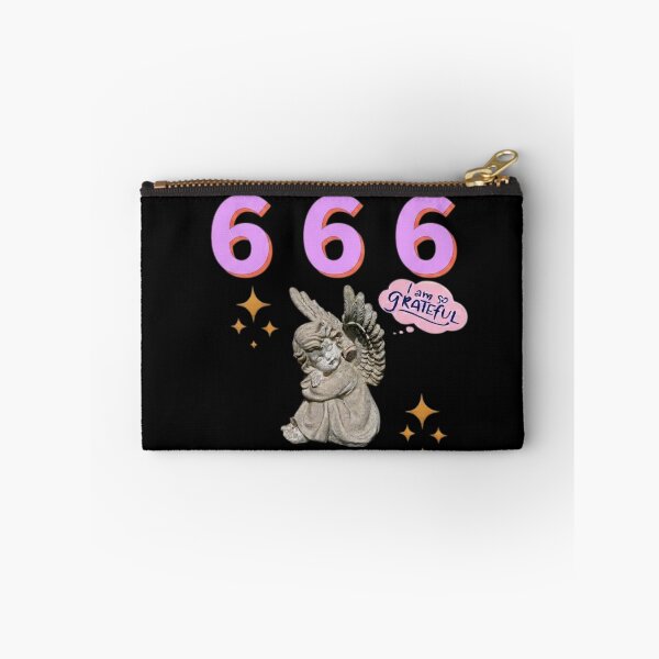 Item preview, 666 Angel Number Design | Aesthetic | Manifest | Manifestation | Grateful | Angels | Spiritual | Gratitude Journals | Pink |  tshirts, mugs, stickers, posters designed and sold by TeenLake.