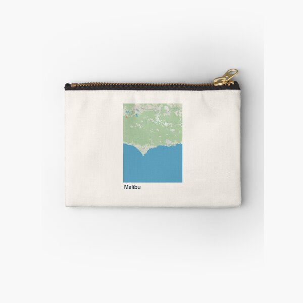 Item preview, Malibu Minimalistic Map Art designed and sold by MapsNerd.