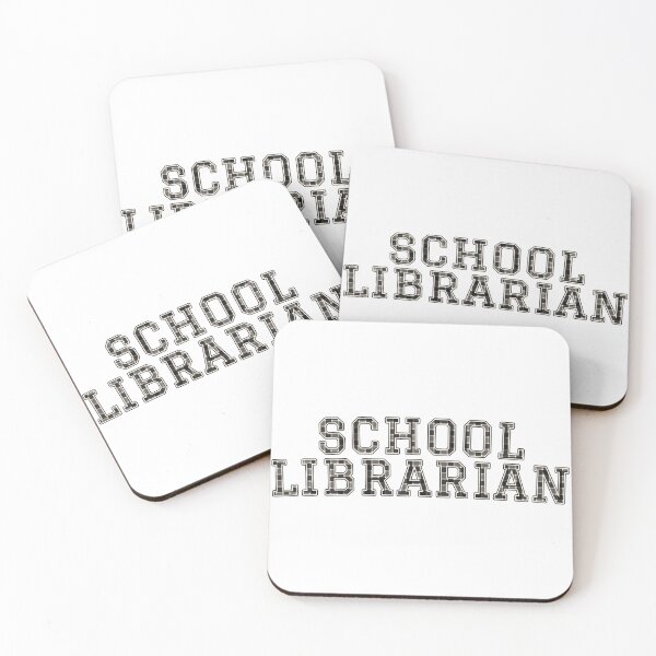 Item preview, School Librarian Black White Buffalo Check Varsity Letter designed and sold by Worn & Witty.