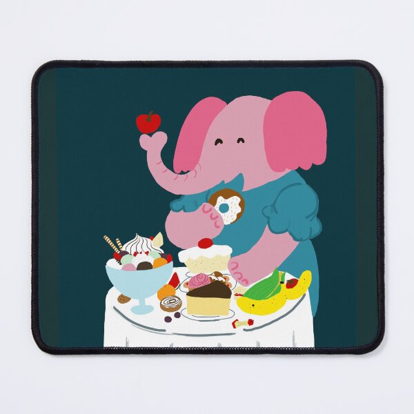 Item preview, Hungry Elephant Cute Animal and Food designed and sold by Designs by Sara Felton.