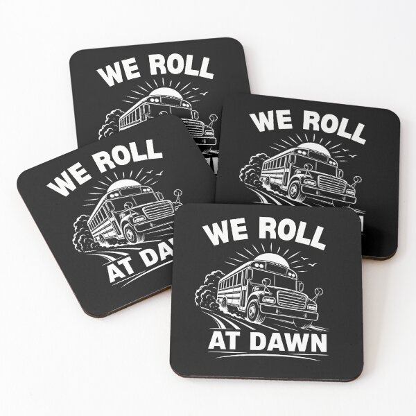 Item preview, We Roll At Dawn | School Bus Driver Early Morning Pride designed and sold by Cree8if.