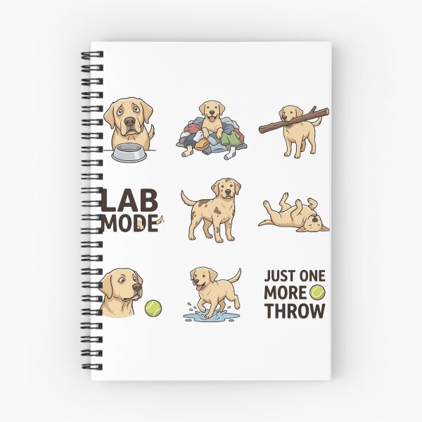 Item preview, Funny Yellow Labrador Daily Life Sticker Pack - Lab Mode Retriever Art designed and sold by mood-draftsman.