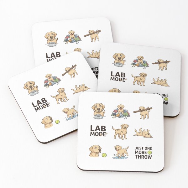Item preview, Funny Yellow Labrador Daily Life Sticker Pack - Lab Mode Retriever Art designed and sold by mood-draftsman.