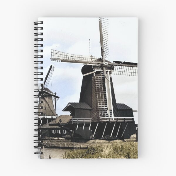 Item preview, Colorized Zaanse Schans Holland Windmills designed and sold by JerryFrank.