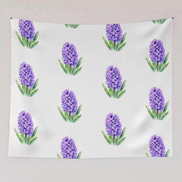 Item preview, Hyacinth - floral print designed and sold by Pace & Layer.