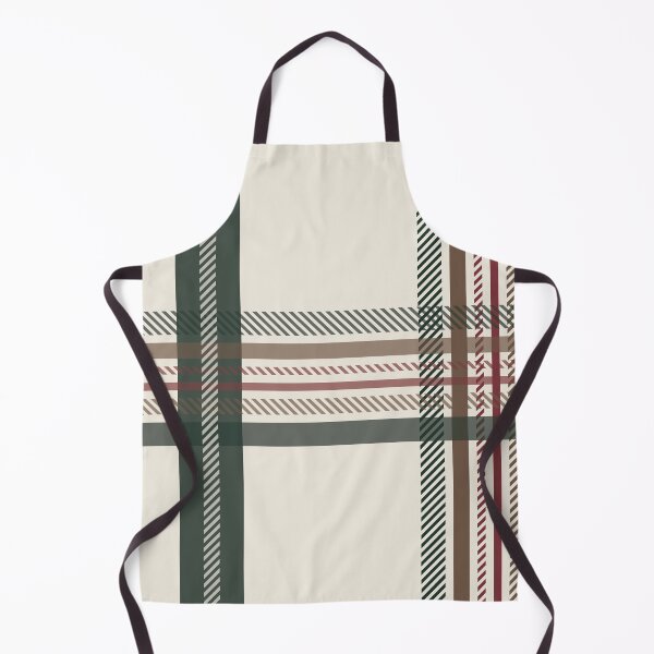 Item preview, Nordic Spruce & Cream Plaid Pattern designed and sold by Momoko-Hikaru.