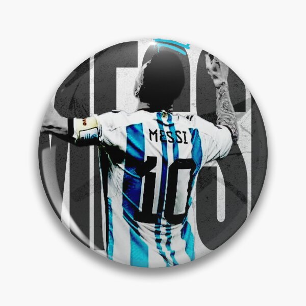 Item preview, The World Champion No 10 Sky Blue Retro Football Poster 2022 designed and sold by Af-RT10.