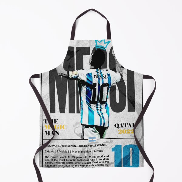 Item preview, The World Champion No 10 Sky Blue Retro Football Poster 2022 designed and sold by Af-RT10.