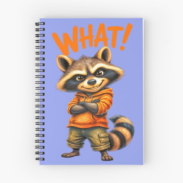 Item preview, WHAT! DEFIANT RACCOON DESIGN 5 designed and sold by DigitalandPhoto.