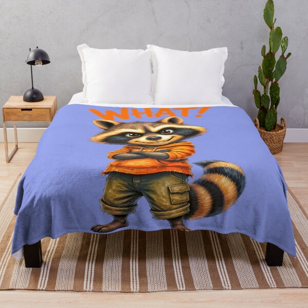 Item preview, WHAT! DEFIANT RACCOON DESIGN 5 designed and sold by DigitalandPhoto.