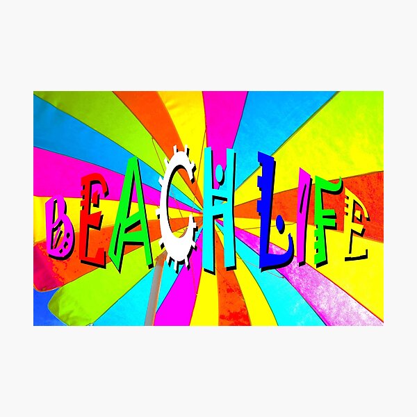 Item preview, Beach Life Beach Umbrella designed and sold by Dlt1981.