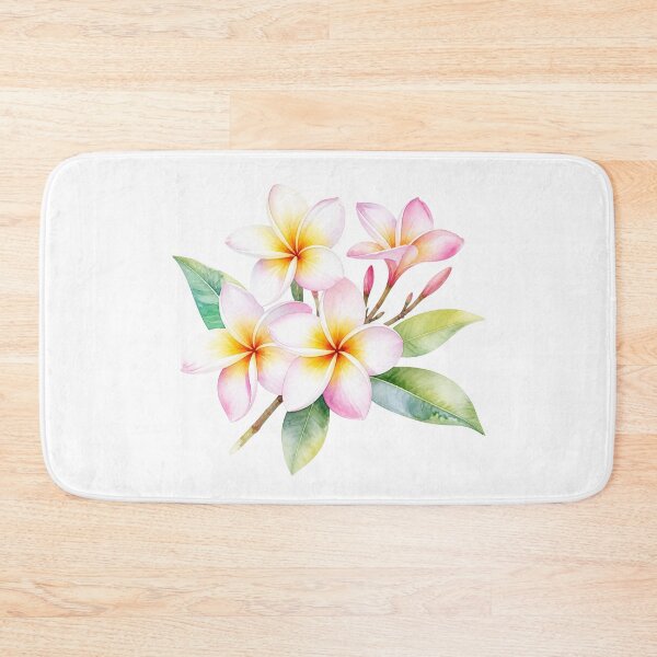 Item preview, Frangipani - floral print designed and sold by Pace & Layer.