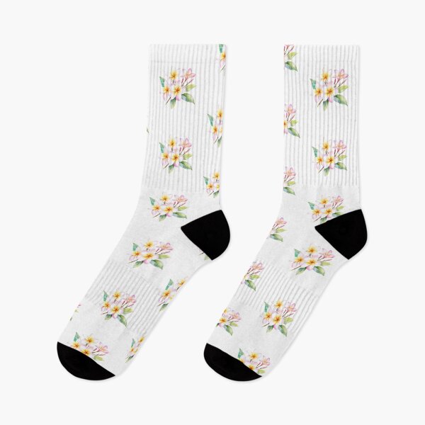 Item preview, Frangipani - floral print designed and sold by Pace & Layer.