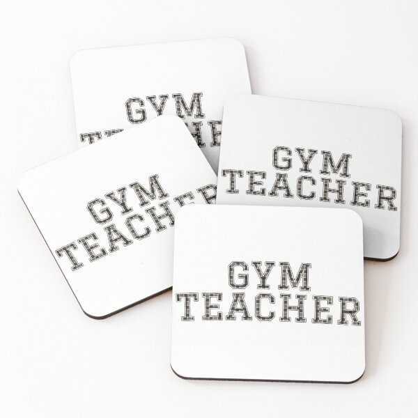 Item preview, Gym Teacher Black White Buffalo Check Varsity Letter designed and sold by Worn & Witty.