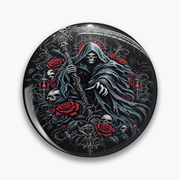Item preview, Grim Reaper Black Roses Gothic designed and sold by TheInkRaven.