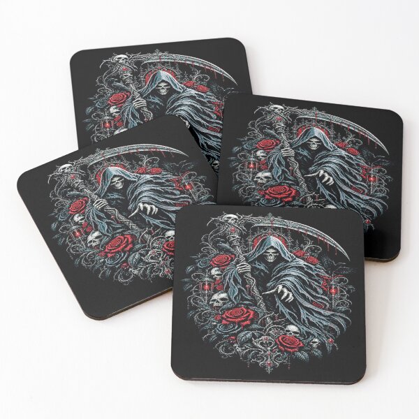 Item preview, Grim Reaper Black Roses Gothic designed and sold by TheInkRaven.