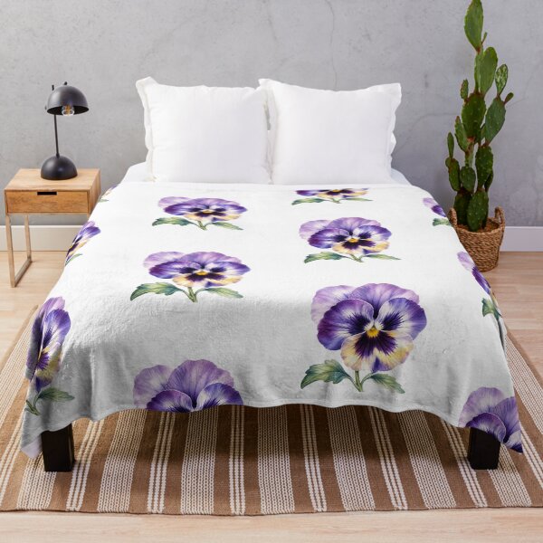 Item preview, Pansy - floral print designed and sold by Pace & Layer.
