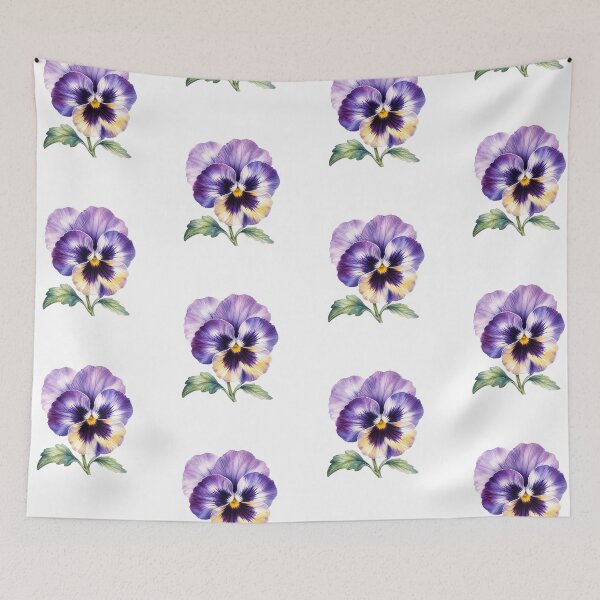 Item preview, Pansy - floral print designed and sold by Pace & Layer.
