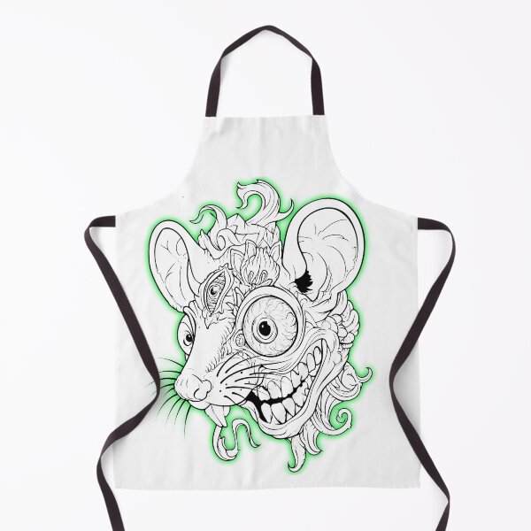 Item preview, Surreal Rat Tattoo Flash Art designed and sold by SiralyInk.