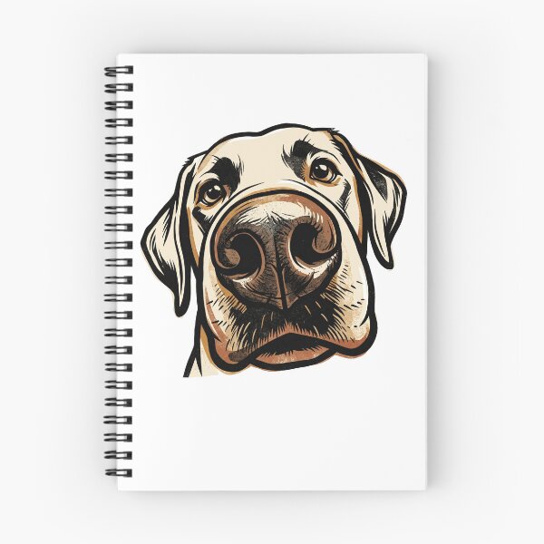 Item preview, Funny Labrador Boop The Snoot Close-Up - Yellow Lab Dog Lover Art designed and sold by mood-draftsman.