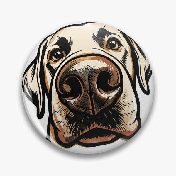 Item preview, Funny Labrador Boop The Snoot Close-Up - Yellow Lab Dog Lover Art designed and sold by mood-draftsman.