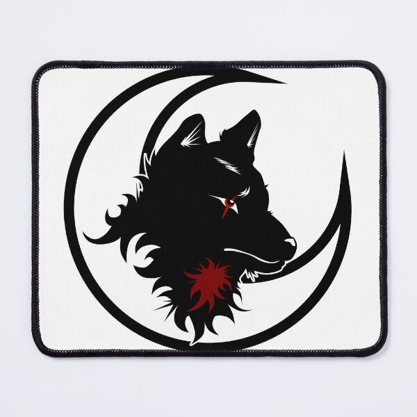 Item preview, Lunar Black Wolf designed and sold by Hexagon6-art.
