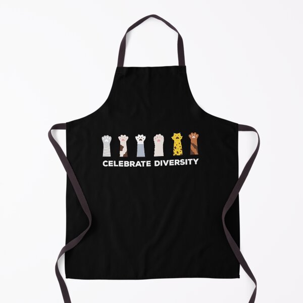 Item preview, Celebrate Diversity Cat Paws Diversity Cats Cat Lover designed and sold by Lenny Stahl.