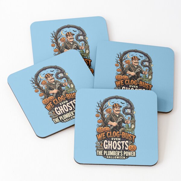Item preview, We clog-bust even ghosts - The plumber's power - Halloween for plumbers designed and sold by ParadoxParadox.