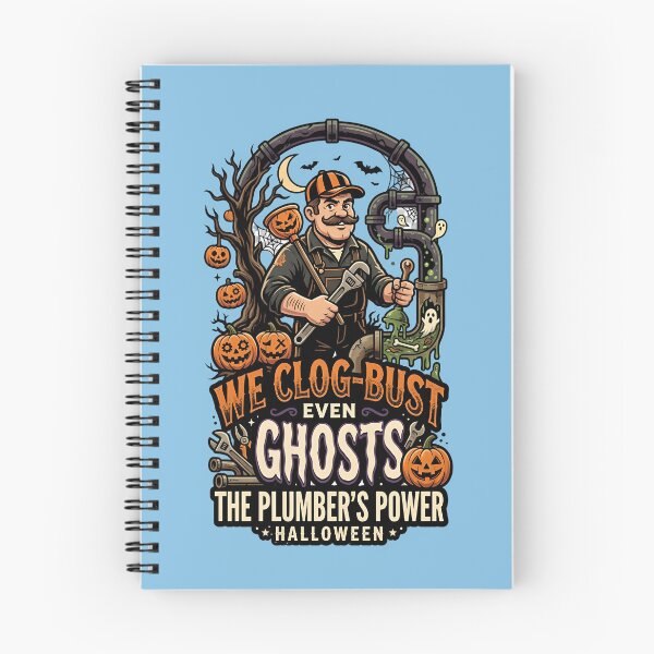 Item preview, We clog-bust even ghosts - The plumber's power - Halloween for plumbers designed and sold by ParadoxParadox.